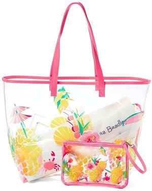Vera Bradley Premium Cotton Astoria Shoulder Bag - Pink
