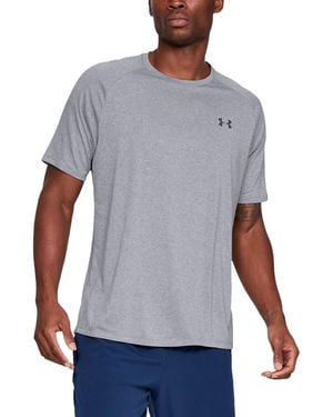 Under Armour S Tech Training T-shirt Relaxed Fit Steel Light Heather 3xl - Blue