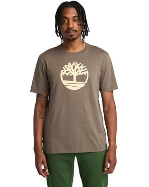 Timberland Tree Logo Short Sleeve Tee - Green