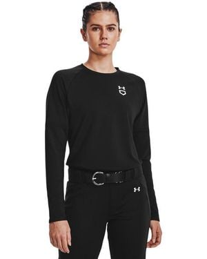 Under Armour S Softball Crew Pullover 22, - Black