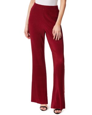 Jessica Simpson Dempsey Pull On Flare Plisse Pant - Red