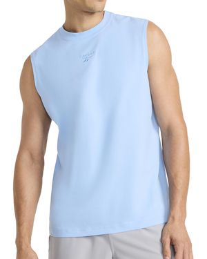 Reebok 's Legacy Sleeveless Crewneck Tank Top - Blue