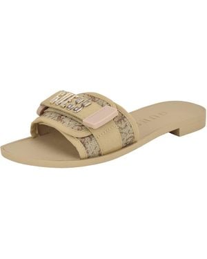 Guess Sandalo piatto Elyze Donna - Neutro