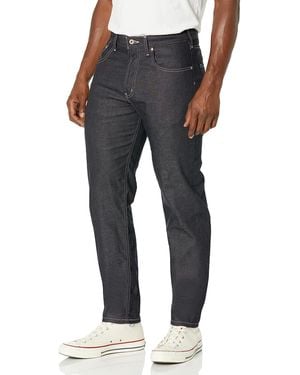 Naked & Famous Easy Guy Relaxed Tapered Fit Jeans In Blue Jay Selvedge - Black