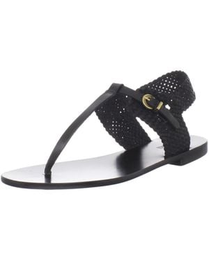 Studio Pollini Woven Thong 1 - Black