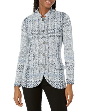 NIC+ZOE Nic+zoe Icicle Blazer - Blue