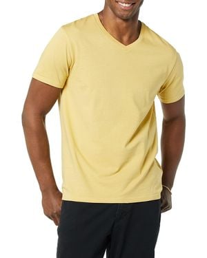Goodthreads Short-sleeve V-neck Cotton T-shirt - Metallic