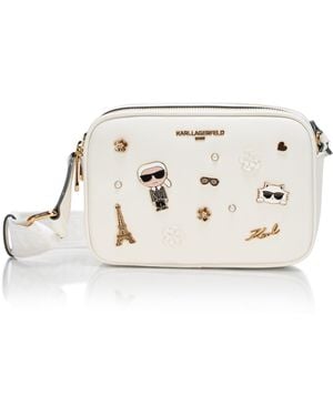 Karl Lagerfeld Paris Maybelle Pin Crossbody - Metallic