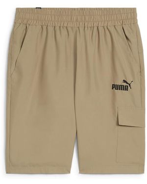 PUMA S Ess 9'' Woven Cargo Shorts - Natural