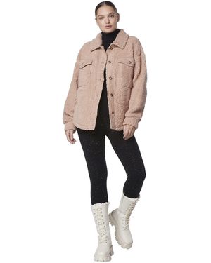 Andrew Marc Trucket Cozy Jacket - Natural