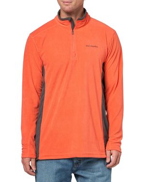 Columbia S Klamath Range Ii Half Zip Fleece Jacket - Orange