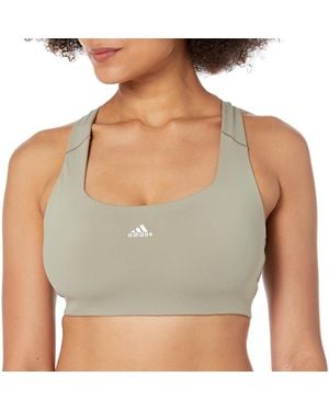 adidas Powerimpact Training Medium-support Bra - Green