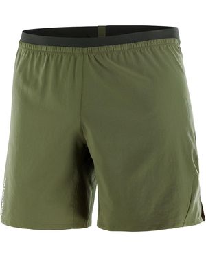Salomon 's Cross 7" No Liner Shorts - Green