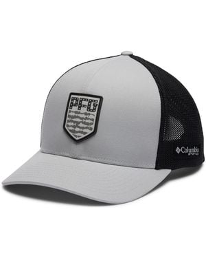 Columbia Pfg Mesh 3d Stretch Snap Back - Gray