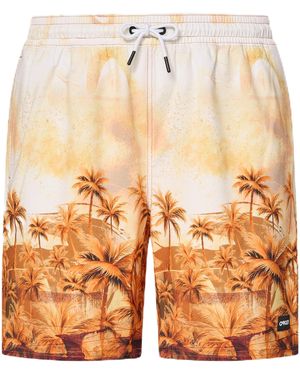 Oakley Canary Palms Recycled 18" Beachshort Boardshorts - Orange