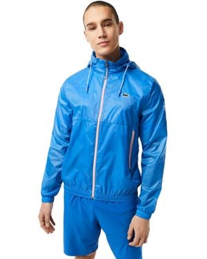 Lacoste 's Tennis X Novak Djokovic Zip Jacket - Blue
