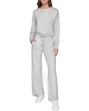 Karl Lagerfeld Paris Soft Everyday Knit Pant - Gray