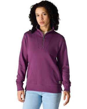 Carhartt Fiber Series Relaxed Fit Half-zip Sweatshirt - Purple