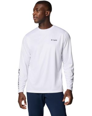Columbia Terminal Tackle Pfg Statetriot Long Sleeve - White