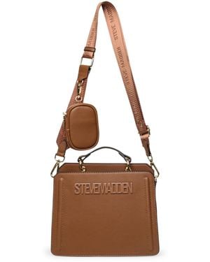 Steve Madden Bevelyn Convertible Crossbody Bag - Brown
