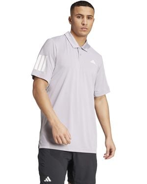 adidas Club Tennis Climacool 3-stripes Polo Shirt - White