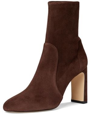 Stuart Weitzman S Babette Boots 85 Walnut 5 Medium - Brown