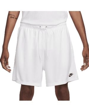 Nike Club Mesh Flow Shorts - White