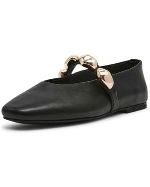 Steve Madden Poppin Ballet Flat - Black