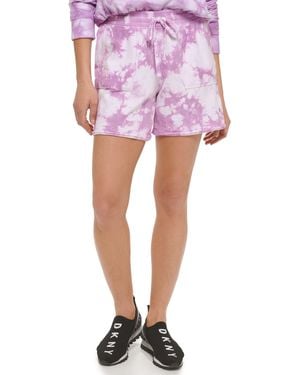 DKNY Pockets Tie Dye Short - Pink