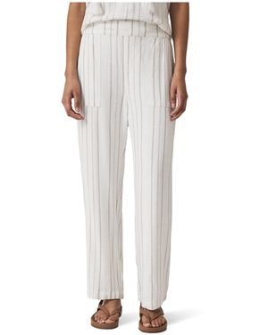 Splendid Layla Stripe Pants - White
