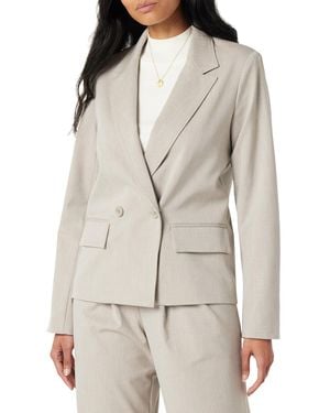 The Drop Liza Relaxed Double-Breasted Blazer - Grau