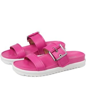 MICHAEL Michael Kors Colby Slide Sandals, Leather - Pink