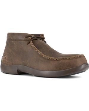 Frye Supply `s Chukka Brown Chukka Brown Composite Moc Toe Work Boot Brown 11 M