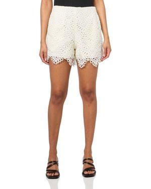 Trina Turk Lace Short - White