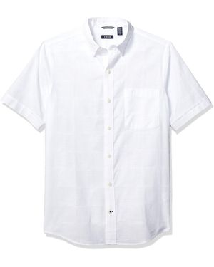 IZOD Men's Dress Shirt Regular Fit Oxford Short Nicaragua