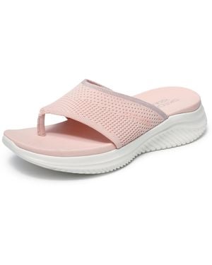 Skechers Ultra Flex 3.0-coastal Aura Flip-flop - Pink