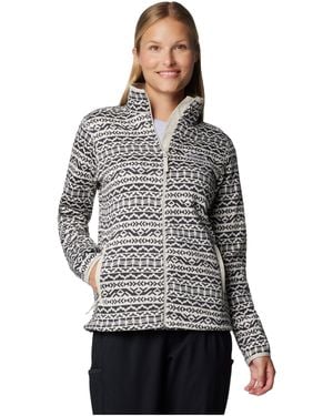Columbia Sweater Weather Print Full Zip - Gray