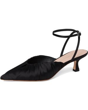 Loeffler Randall Rio Smocked Kitten Heel - Black