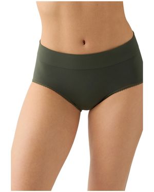 Wacoal Feeling Flexible Seamless Full Coverage Brief Panty - Green