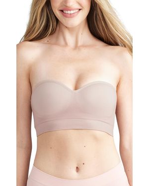Yummie Ruby Cotton Shaping Thong Back Bodysuit - Natural