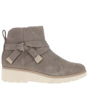 TOMS Repellent Suede Ankle Boots - Gray