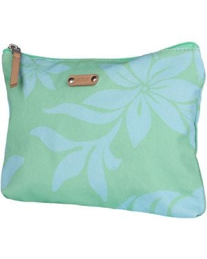 Roxy Makeup Bag | Storage Case | Cosmetics | Reusable | Zipper Closure | Lightweight | Accessories - Green