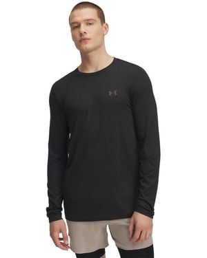 Under Armour Vanish Elite Seamless Long Sleeve T Shirt, - Black