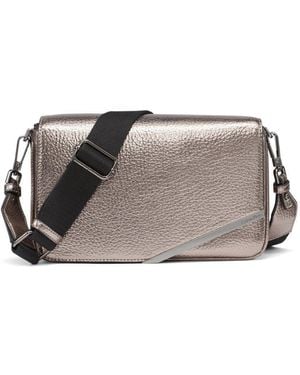 Calvin Klein Organizational Flap Crossbody Ria Umhängetasche mit Organisationsklappe - Grau