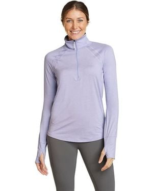 Eddie Bauer Resolution Long-sleeve 1/4-zip - Purple