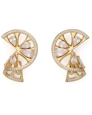 Kate Spade Twist Statement Earrings - Metallic