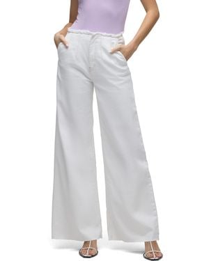 Hudson Jeans James High-rise Wide Leg - White