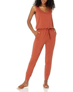 Amazon Essentials Studio Terry Jumpsuit - Orange