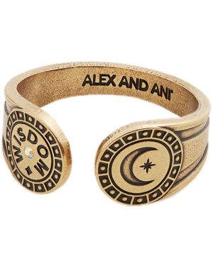 ALEX AND ANI Statement Motivation Ring - Metallic