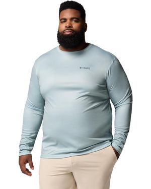 Columbia S Terminal Tackle Pfg Fish Flag Long Sleeve - Blue